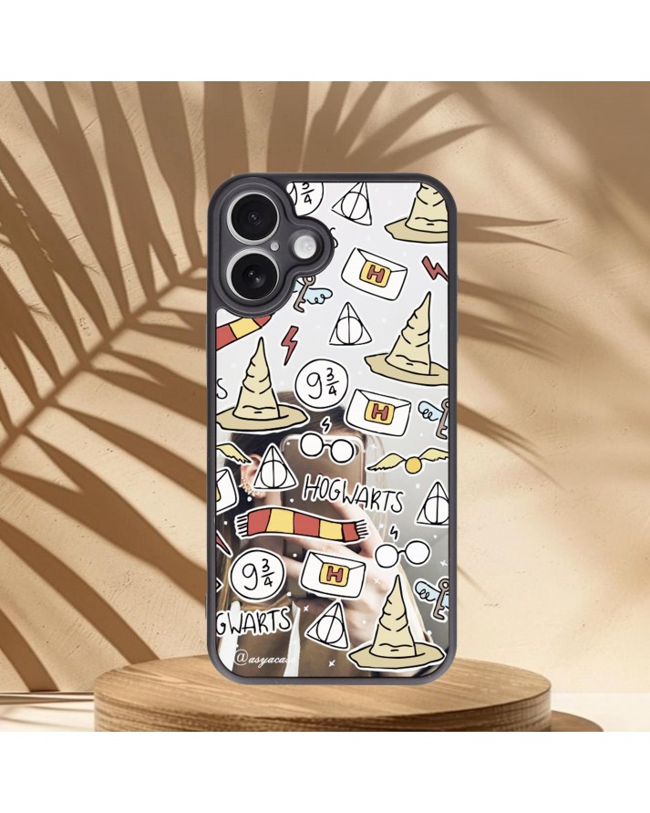 Harry Potter Baskılı Aynalı Telefon Kılıfı