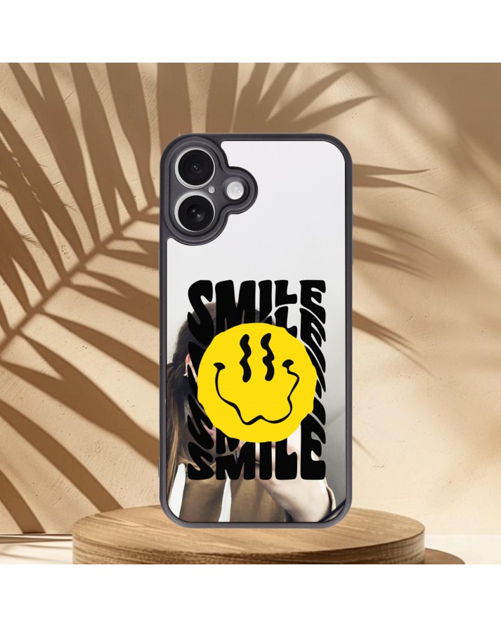 Smile Baskılı Aynalı Telefon Kılıfı