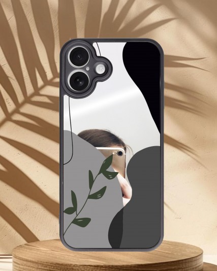 Design Baskılı Aynalı Telefon Kılıfı