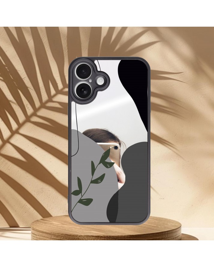 Design Baskılı Aynalı Telefon Kılıfı