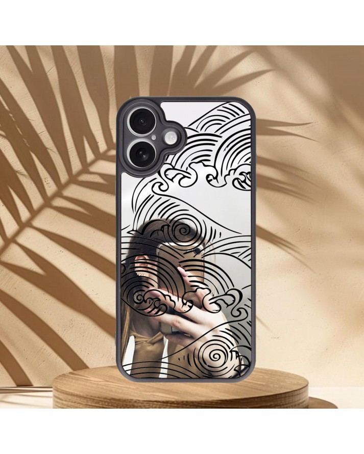 Design Baskılı Aynalı Telefon Kılıfı