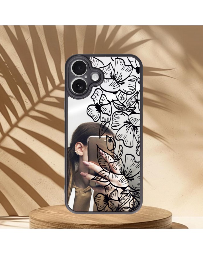 Design Baskılı Aynalı Telefon Kılıfı