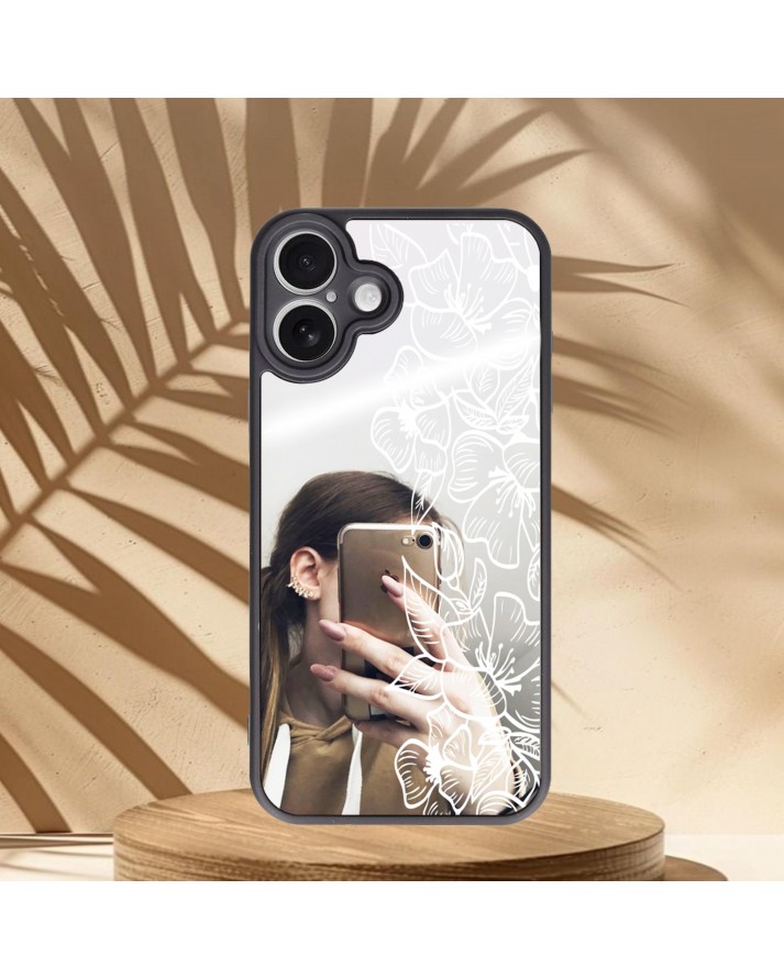 Design Baskılı Aynalı Telefon Kılıfı