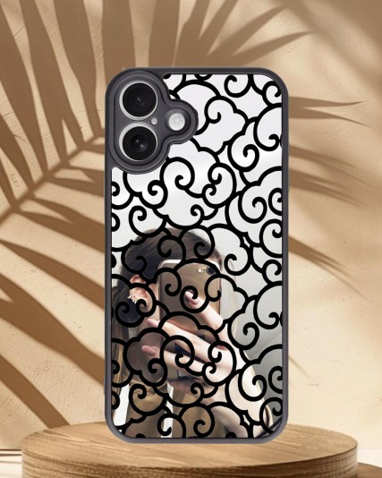 Design Baskılı Aynalı Telefon Kılıfı