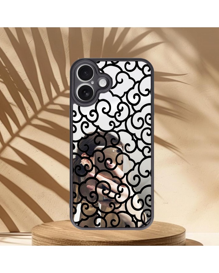 Design Baskılı Aynalı Telefon Kılıfı