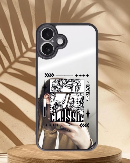 Roma Heykeli Baskılı Aynalı Telefon Kılıfı