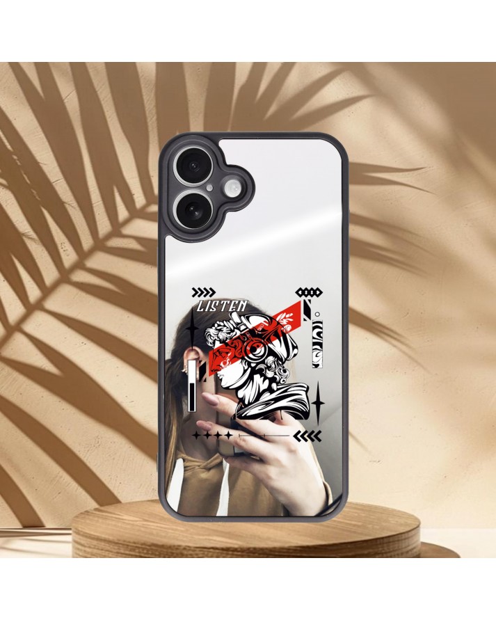 Roma Heykeli Baskılı Aynalı Telefon Kılıfı