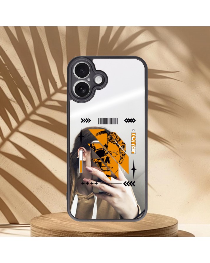 Roma Heykeli Baskılı Aynalı Telefon Kılıfı