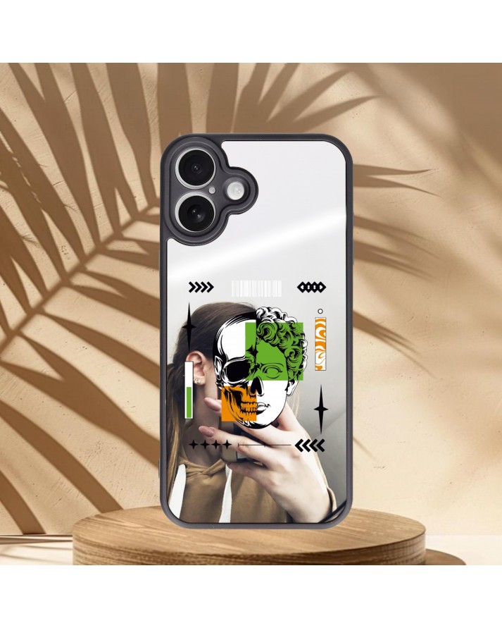 Roma Heykeli Baskılı Aynalı Telefon Kılıfı