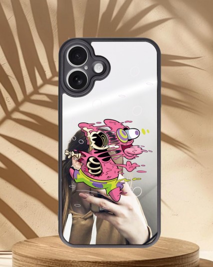  Patrick Baskılı Aynalı Telefon Kılıfı