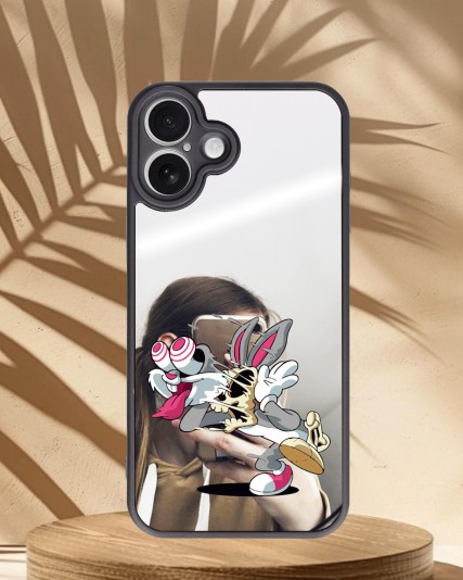 Bugs Bunny Baskılı Aynalı Telefon Kılıfı