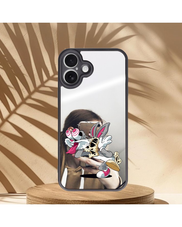 Bugs Bunny Baskılı Aynalı Telefon Kılıfı