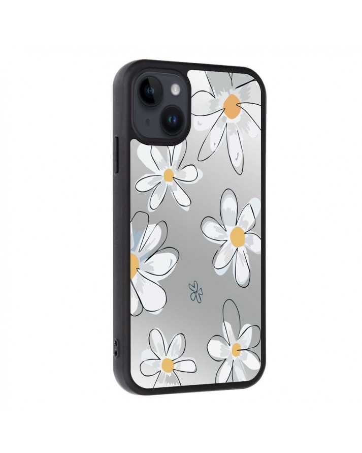 Papatya Baskılı Aynalı Telefon Kılıfı